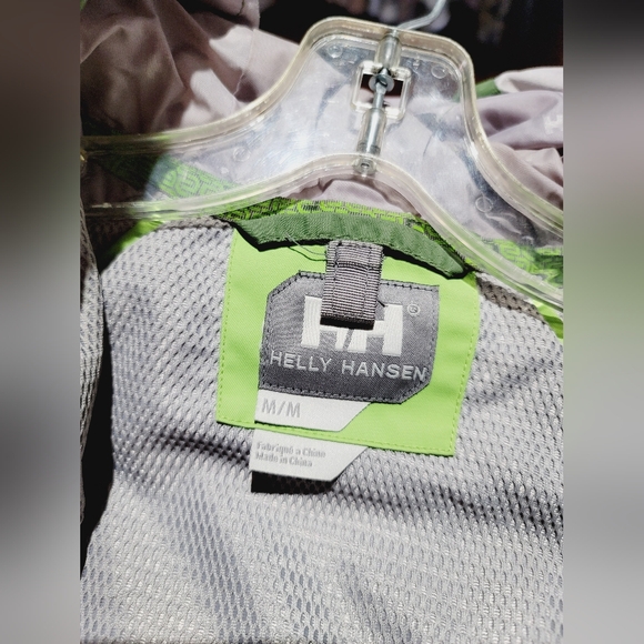 Helly Hansen Two-Tone Green Jacket, Size Medium - Picture 4 of 6